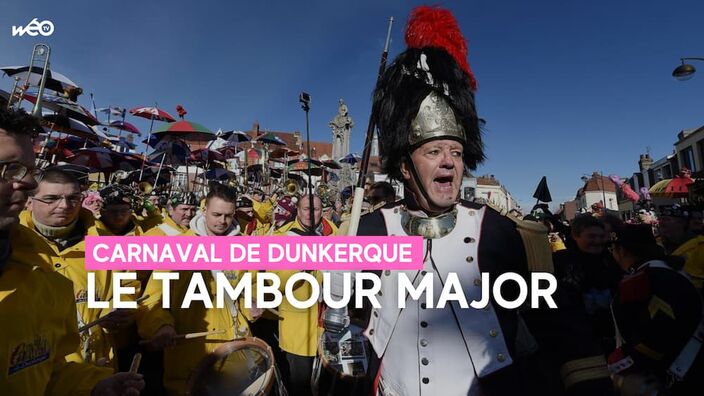 Carnaval de Dunkerque : c'est quoi un tambour major ? 